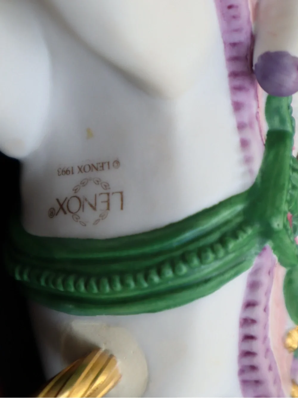 Lenox 1993 Carousel Christmas Horse Figurine